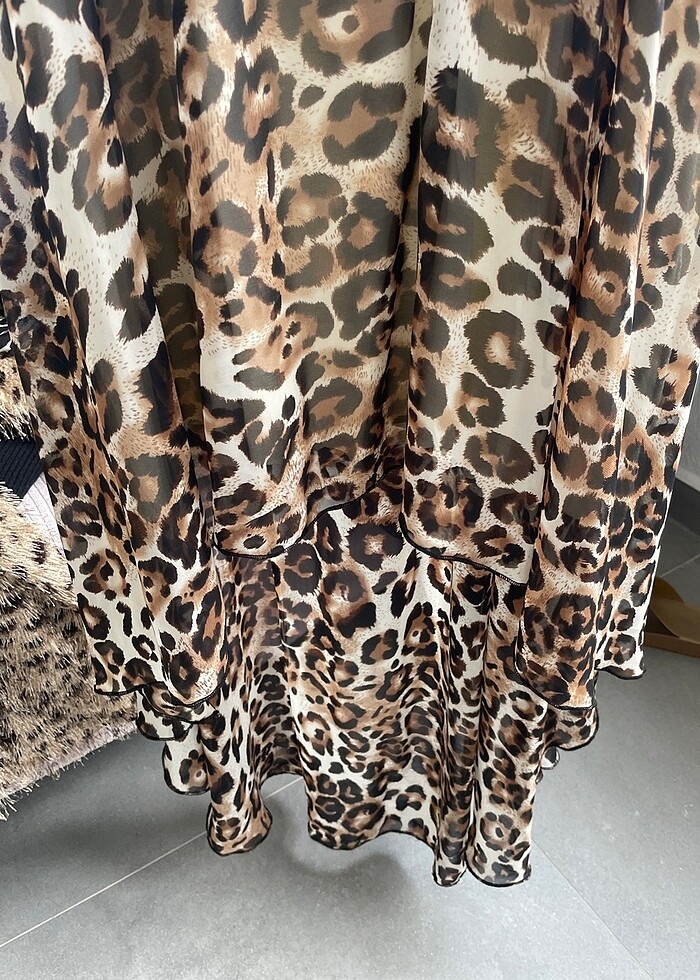 Şifon elbise - Görsel 3