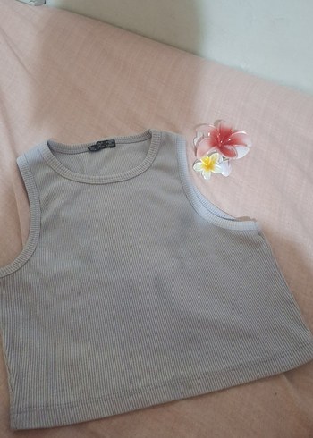 Diğer lila Basic Kolsuz Crop Atlet