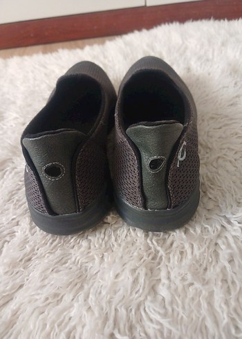 39 Beden Ortopedik Gri Kadın Dolgu Topuk Ayakkabı