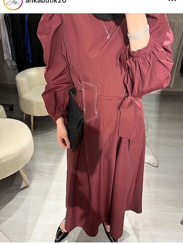 diğer Beden Poplin elbise