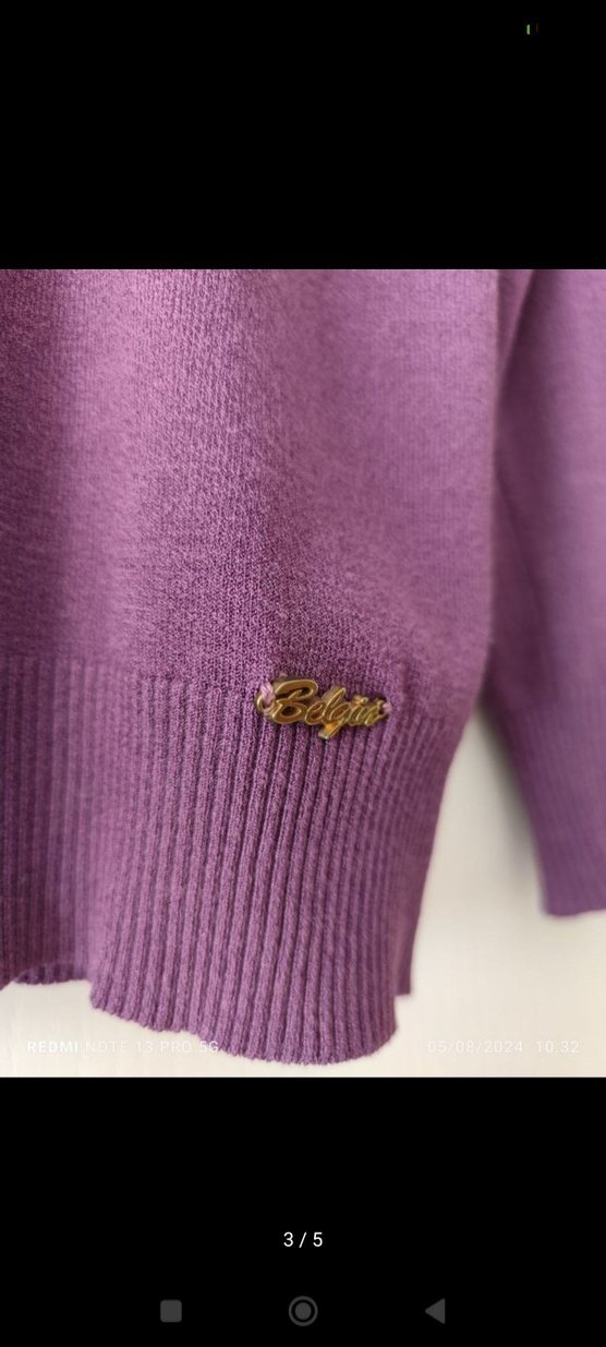 Belgin triko bluz kazak - Görsel 2