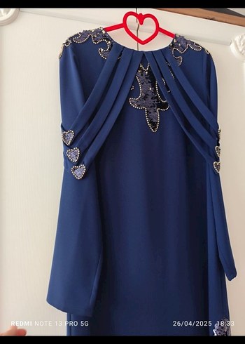 pul payet Tesettür abiye ikili takım - Görsel 2