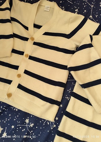 İkiz Erkek Çocuk Çizgili Triko Hırka - Görsel 6