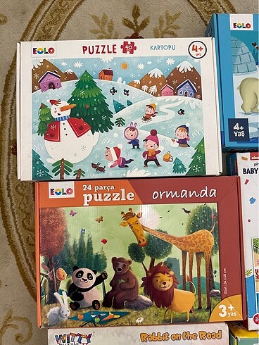 Diğer 3-4 yaş puzzle setleri