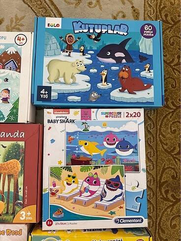  Beden 3-4 yaş puzzle setleri