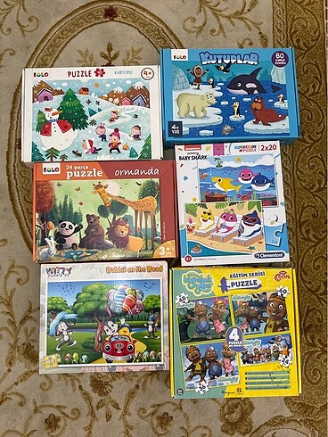 3-4 yaş puzzle setleri
