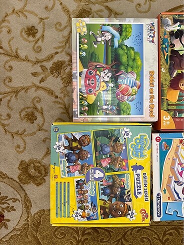  Beden Renk 3-4 yaş puzzle setleri