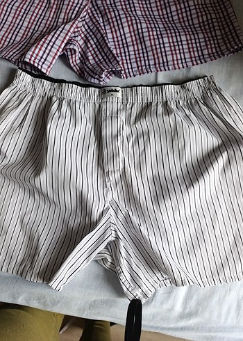 Erkek Gri Midi Boxer, Bol Kesim - Görsel 4