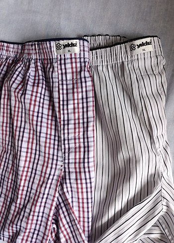 Erkek Gri Midi Boxer, Bol Kesim - Görsel 6