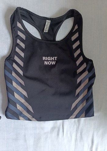 Siyah Yüksek Yakalı Atlet Crop Top - Görsel 6