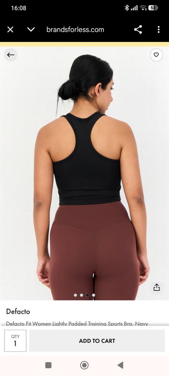 Siyah Yüksek Yakalı Atlet Crop Top - Görsel 2