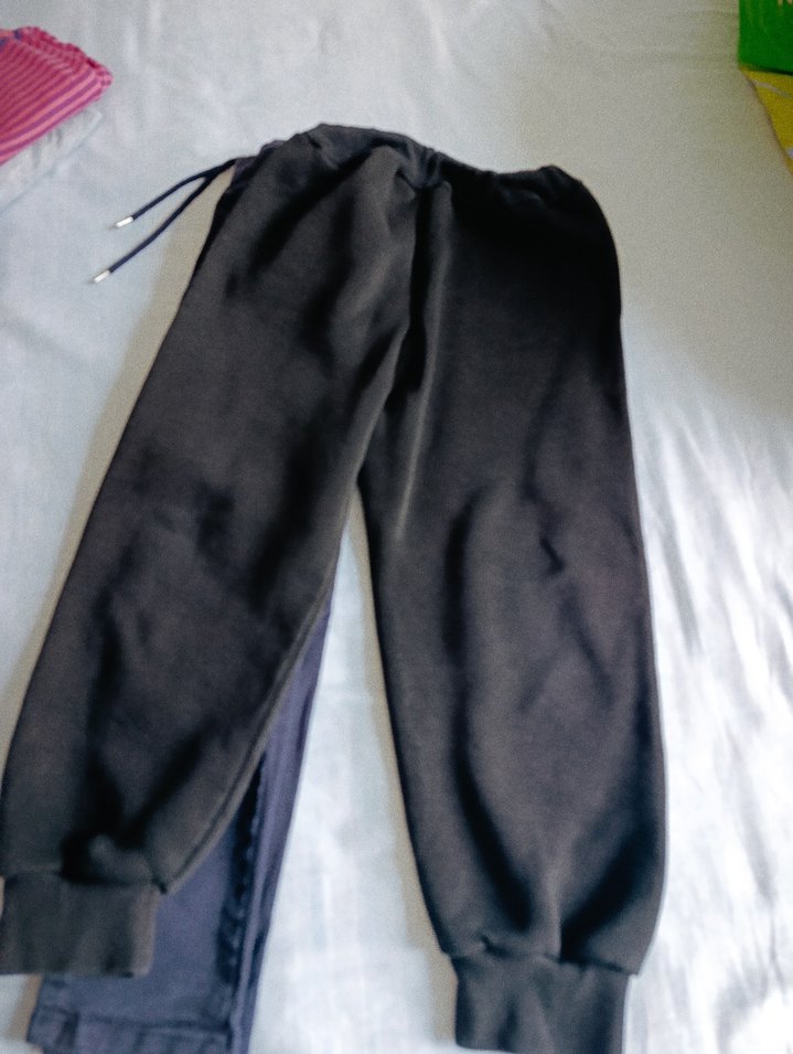 Erkek Çocuk Siyah Elastik Bel Kot Pantolon - Görsel 2