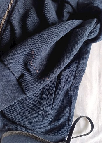 Erkek Lacivert Fermuarlı Kapüşonlu Sweatshirt - Görsel 6