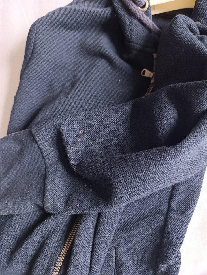 Erkek Lacivert Fermuarlı Kapüşonlu Sweatshirt - Görsel 4