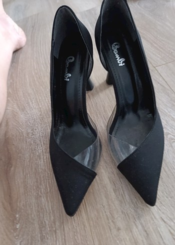 39 Beden siyah Renk Siyah Topuklu Stiletto