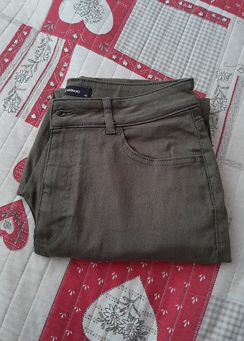 kadın haki pantolon