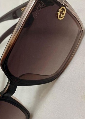 Gucci Klasik Parlak Kahverengi Kadın Güneş Gözlüğü