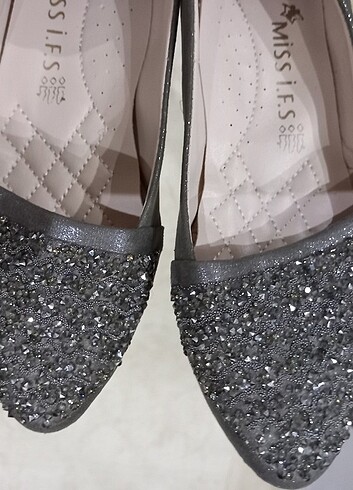 Şık pul taşlı babet  - Görsel 3