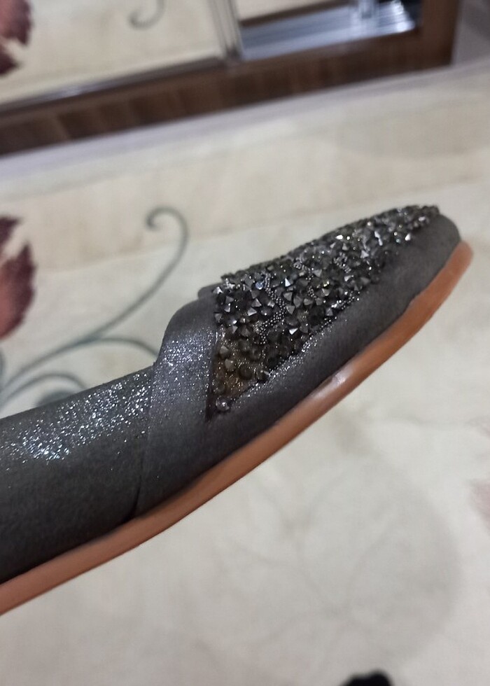 Şık pul taşlı babet  - Görsel 4