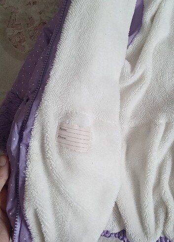 5 Yaş Beden mor Renk Kız çocuk montu