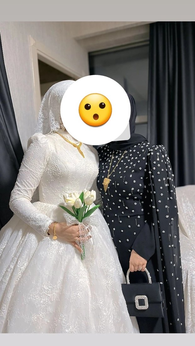 Siyah tesettür abiye - Görsel 3