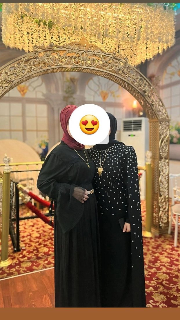 Siyah tesettür abiye - Görsel 2