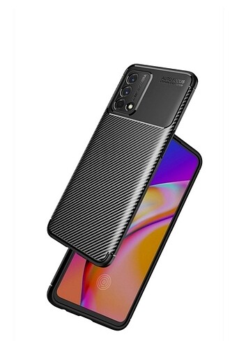 Oppo A74 4G Kılıf Focus Karbon Silikon 