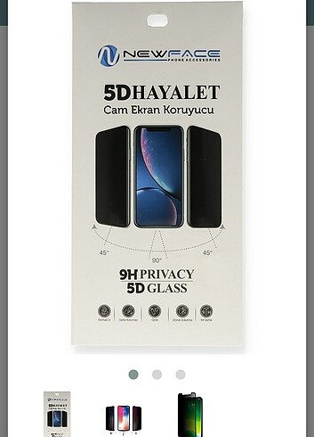Redmi note 8 pro / note 9 / Note 10 hayalet cam ekran koruyucu