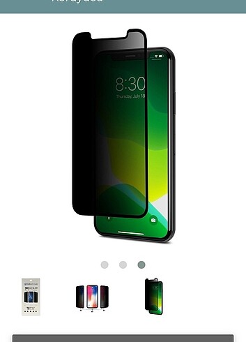 iPhone 11 5D Hayalet Cam Ekran Koruyucu 