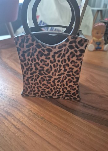 Kahverengi Leopar Desenli ahşap kalemlik - Görsel 2