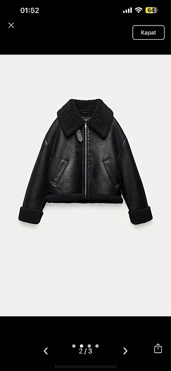 Zara Zara biker çeket