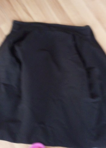 Siyah Midi  Fermuarlı - Görsel 4