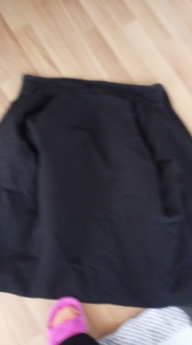 Siyah Midi  Fermuarlı - Görsel 4