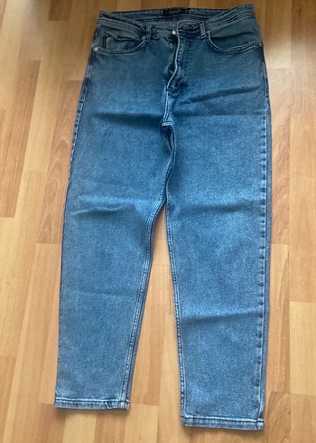 Gri Rahat Kesim Midi Kot Pantolon - Görsel 3