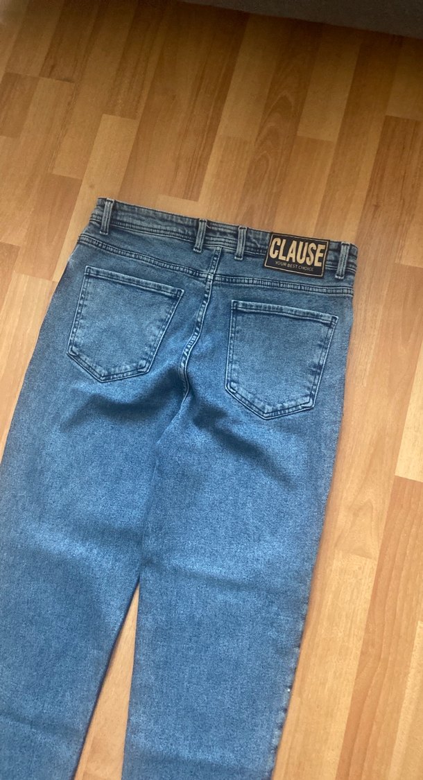 Gri Rahat Kesim Midi Kot Pantolon - Görsel 5