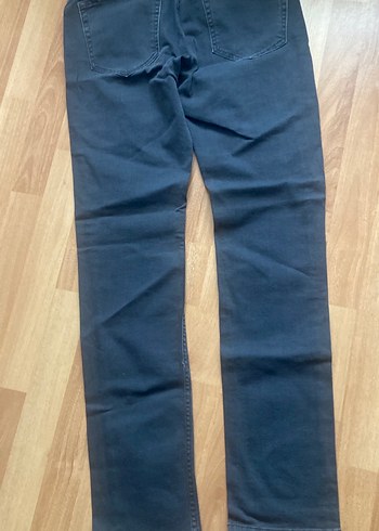 Erkek Gri Denim Regular Fit Pantolon - Görsel 4
