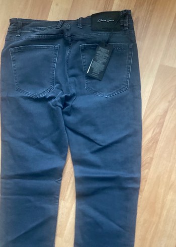 Erkek Gri Denim Regular Fit Pantolon - Görsel 6