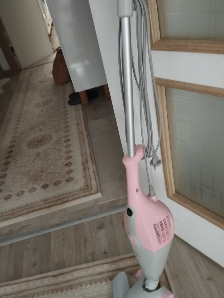 Pembe Faldir Elektrikli Süpürge - Görsel 3