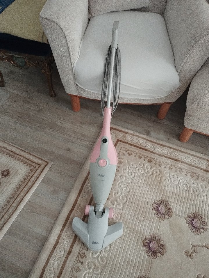 Pembe Faldir Elektrikli Süpürge - Görsel 5
