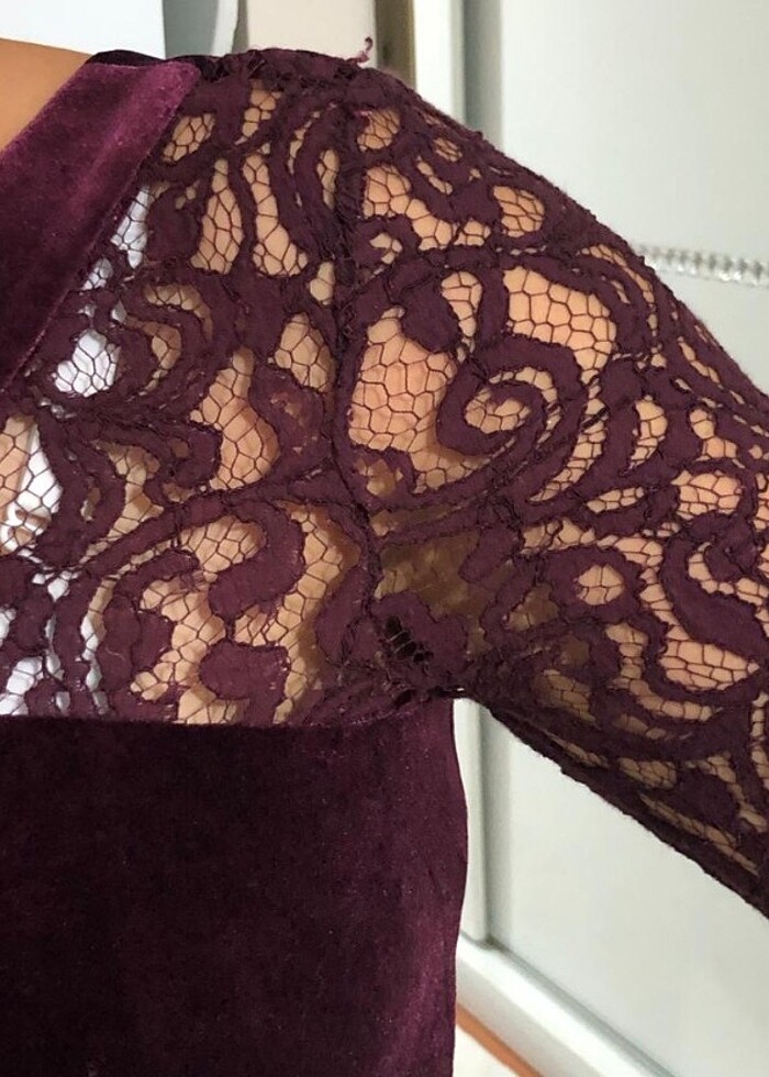 Kadife elbise  - Görsel 2