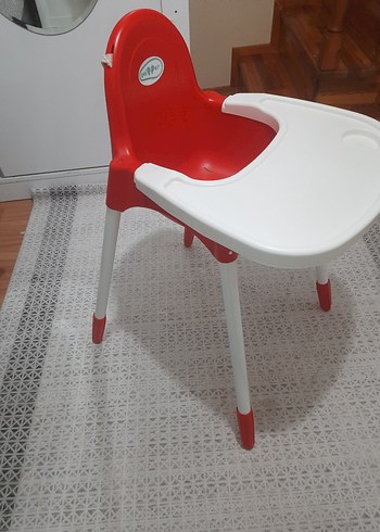 Kırmızı ve Bebek Mama Sandalyesi - Görsel 5