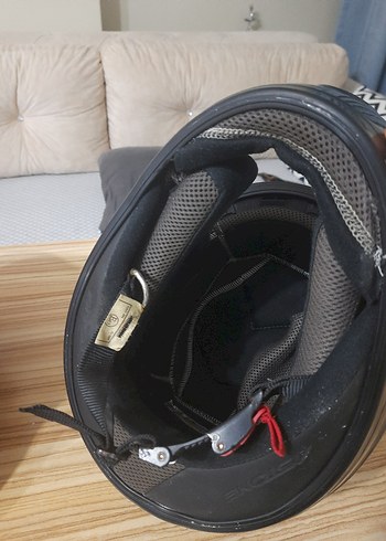 Diger Kırmızı Biker Motosiklet Kaskı - Görsel 3