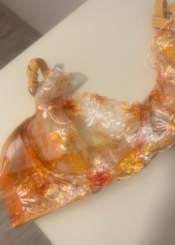 Nakışlı Bohem Uzun Sütyen - Görsel 2