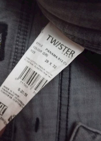 Gri Erkek Denim Pantolon slim Fit - Görsel 4