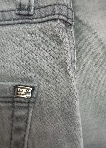 Gri Erkek Denim Pantolon slim Fit - Görsel 6