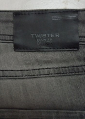 Gri Erkek Denim Pantolon slim Fit - Görsel 5