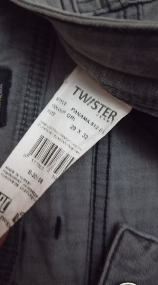 Gri Erkek Denim Pantolon slim Fit - Görsel 4