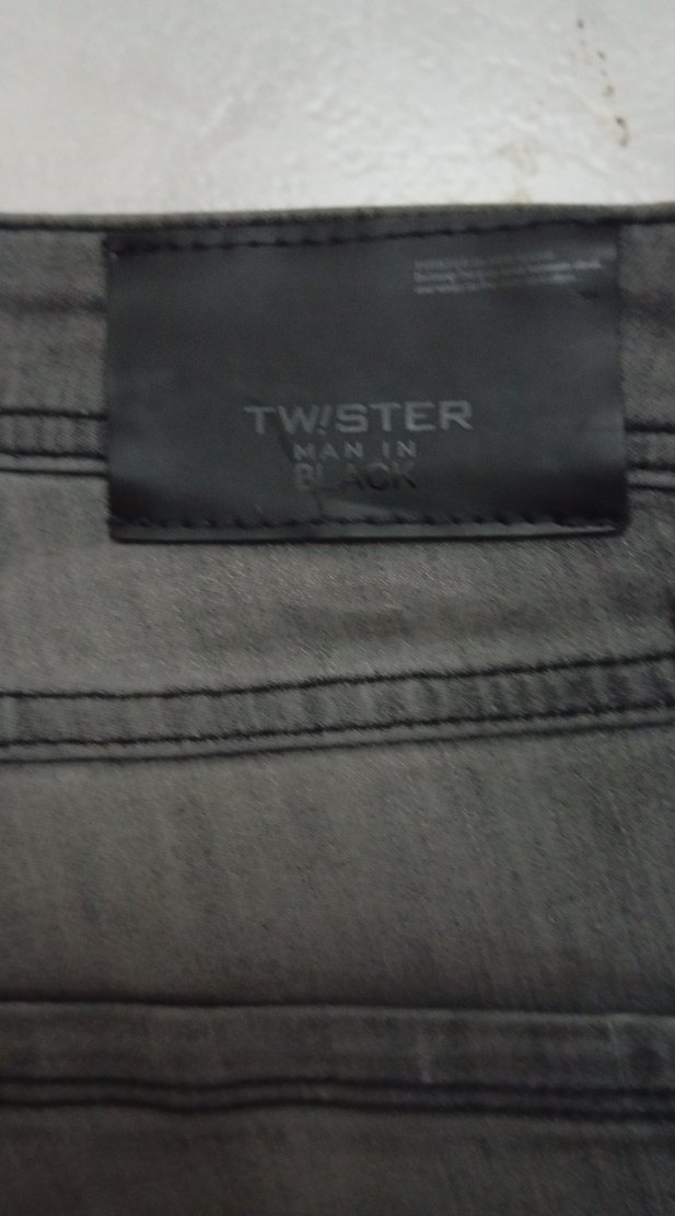 Gri Erkek Denim Pantolon slim Fit - Görsel 5