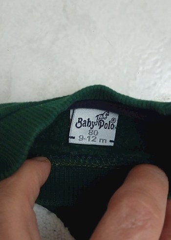 Trendy Baskılı Yeşil erkek Sweatshirt - Görsel 3