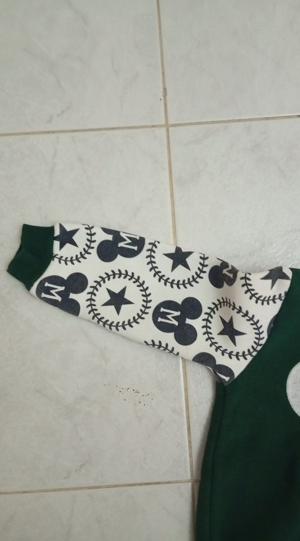 Trendy Baskılı Yeşil erkek Sweatshirt - Görsel 4